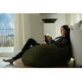thumbnail image 5 of Sofa Sack Bean Bag Chair, Memory Foam Lounger with Microsuede Cover, Kids, 3 ft, Olive, 5 of 9