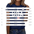 thumbnail image 3 of MEICHEN 250th Anniversary USA Shirt Short Sleeve Round Neck T Shirt Fashion Casual Blouse Top Summer Clothing, 3 of 4
