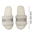 thumbnail image 2 of Ficarrico Zapatillas de felpa para mujer 2023 nuevo hogar zapatillas cálidas de una palabra de fondo plano Zapatillas de algodón de moda, 2 of 6