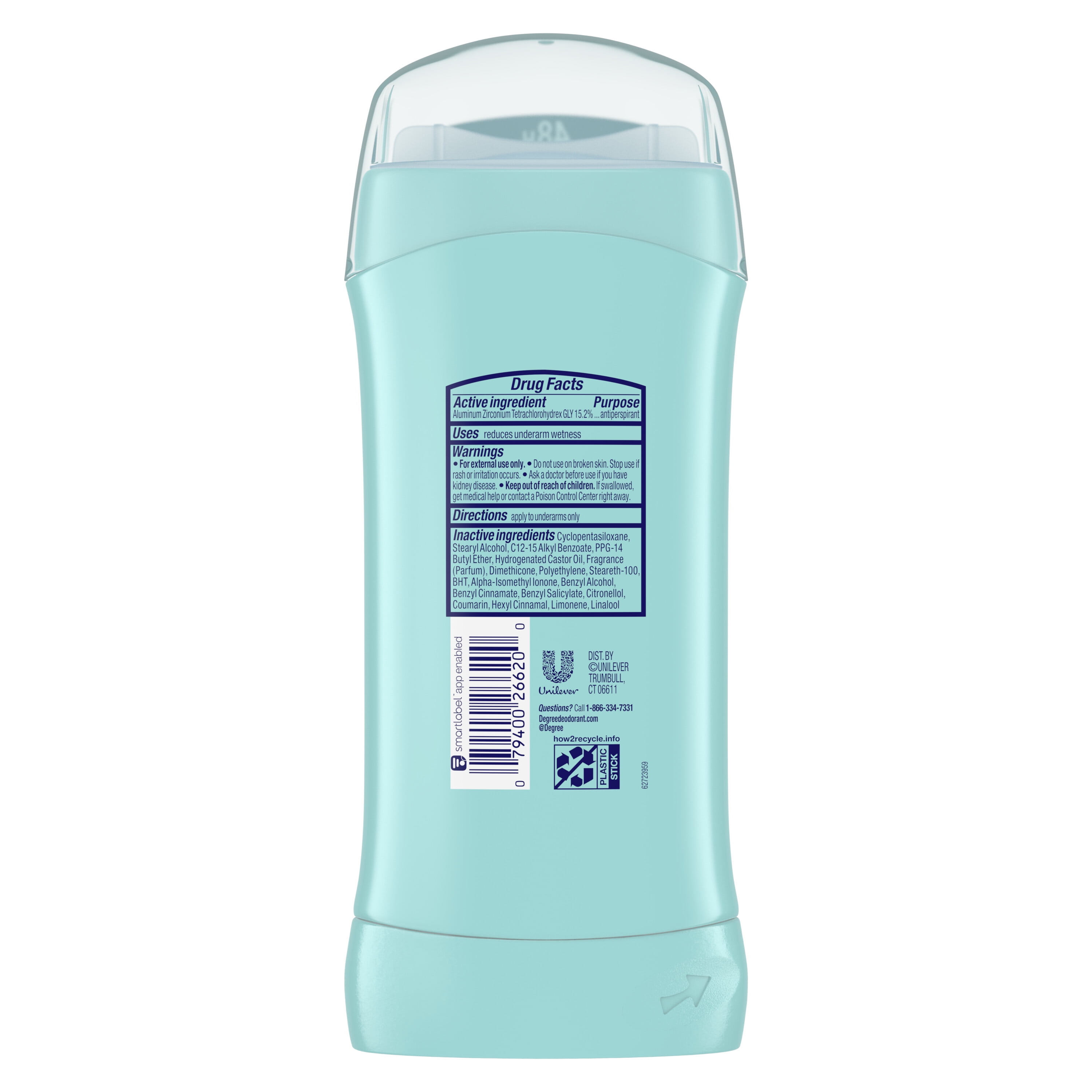 Degree Long Lasting Women's Dry Antiperspirant Deodorant Stick, Fresh, 2.6 oz