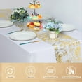 thumbnail image 3 of Mantel Individual Desechable Redondo de Rosa, una Estera de Fina con Metal Brillante y Color Dorado. Decoración Central de Mesa de Comedor, 3 of 5