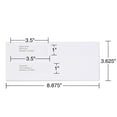 thumbnail image 3 of Staples Laser Check Gummed Security Tinted #9 Double-Window Envelopes 3 5/8" x 8 7/8" Wove White, 3 of 4