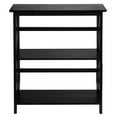 thumbnail image 2 of Montego 3-Shelf Bookcase-Black, 2 of 10