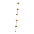 thumbnail image 1 of Cadena de lluvia de loto de 120 cm para canaletas, colector de agua, cadena de lluvia, desviador de para exteriores, techos, cenadores,, 1 of 8
