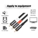 thumbnail image 5 of 2X Cable Adaptador y Subwoofer y Cable 1X una 2X RAC Cable de Audio 1 una 2 Amplificador de Potencia Cable de Audio, 5 Metros, 5 of 5