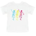 thumbnail image 5 of Three Skeletons Dancing Neon - Youth Short Sleeve Graphic T-Shirt and Toddler Short Sleeve Graphic T-Shirt, 5 of 13