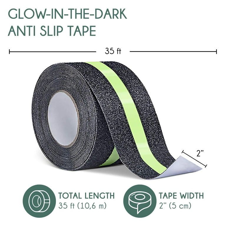 Glow in the dark Anti slip Tape: Heavy Duty Grip For Stairs - Temu
