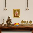 thumbnail image 3 of Maa Ambe Hindu Spiritual God Photo With Golden Frame Table Wall Indian Pooja Room 8.3X6.5", 3 of 4