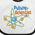 thumbnail image 4 of Inktastic Future Scientist with Atom Boys or Girls Baby Bib, 4 of 4