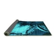thumbnail image 2 of Ahgly Company Indoor Rectangle Oriental Turquoise Blue Industrial Area Rugs, 5' x 7', 2 of 4
