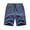 Blue, variant on Mens Casual Shorts Male Solid Color Elastic Rope Beach Pants Youth Casual Sports Straight Leg Mens Sport Shorts Khaki L
