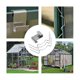 thumbnail image 4 of 100Pcs Stainless Steel Greenhouse Glass Pane Clips Greenhouse W Wire Clips Glazing Z Type Clips, 4 of 5