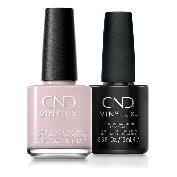 Capa superior y abrillantador Vinylux de CND para bodas en el patio trasero, 15 ml