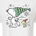 thumbnail image 3 of Peanuts - Snoopy Woodstock Skate - Juniors Cropped Cotton Blend T-Shirt, 3 of 6