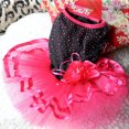 thumbnail image 5 of UDIYO Pet Dog Rose Flower Gauze Tutu Dress Skirt Puppy Cat Princess Clothes Apparel, 5 of 6