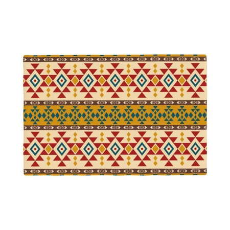 

Placemats Set of 4 / 6 Aztec Placemats for Dining Table Indoor/Outdoors Heat Resistant Washable Placemats 18 x 12