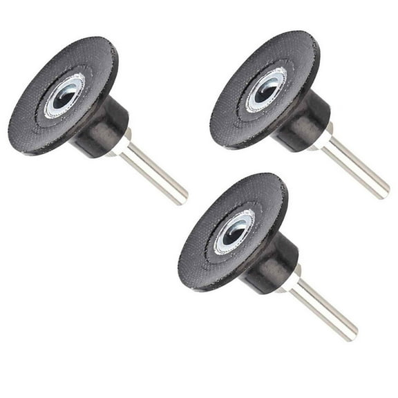 3Pcs Professional-Quality Disc Pad Holder 1/4 Shank, Compatible with Power Drills, Die Grinders, Air Grinders