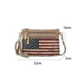 thumbnail image 6 of MKF Collection Alisson Womens Crossbody Bag Vegan Leather Wristlet Shoulder bag USA Flag Print handbags Pink Purse by Mia K, 6 of 7
