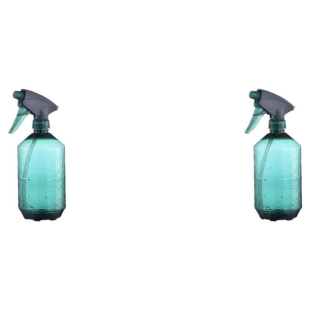 Naiovety Botella de pulverización Planta de presión Mister Plástico transparente 800 ml Pulverizador de niebla Boquilla ajustable Gran Verde 2Conjunto