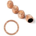 thumbnail image 2 of AURARMLET 5Ud Tapones De Polvo Para Neumáticos Dorados Con Anillo Decorativo Y Antipolvo Para Auto, 2 of 3