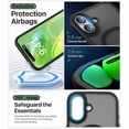 thumbnail image 4 of For iPhone 17 Case [Compatible With MagSafe] Magnetic Shockproof Frosted Translucent Matte Slim Cover Black, 4 of 5