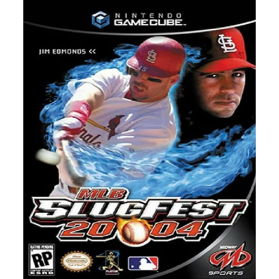 Restored MLB SlugFest 20-04 (Nintendo GameCube, 2003) Baseball Game (Refurbished)