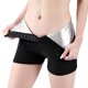 thumbnail image 2 of Pantalones cortos de sauna para mujer, circulación térmica, sudoración rápida, pantalones cortos de yoga de cintura alta para fitness y correr, 2 of 8