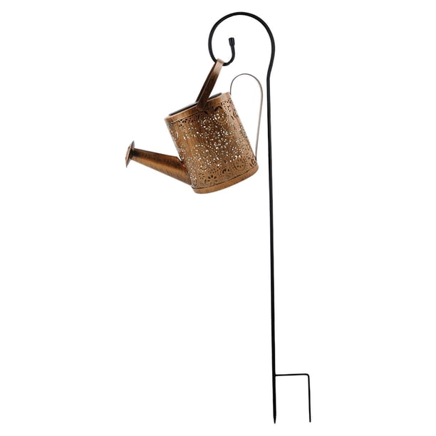 Lámpara de regadera para jardín con ducha de estrellas, cadena de luces solares para patio y patio, lámpara de hadas B