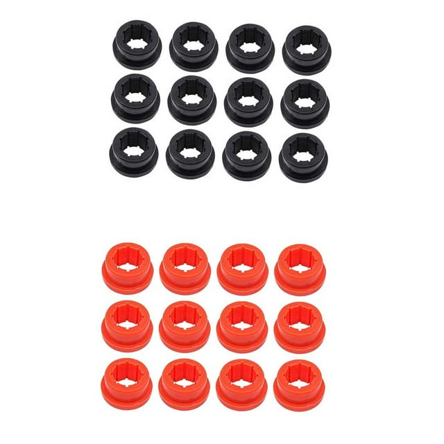 stanreset 12pcs Rear Camber Kit Replacement Car Tool Cambers Accessory Lower Control Arms Supplies Durable Faster Response Black