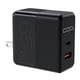 thumbnail image 1 of Cargador de pared Charger CoDi de 65 W GaN de doble puerto USB-C/USB-A negro, 1 of 1