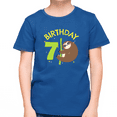 thumbnail image 4 of 7 Year Old Birthday Boy Shirt Sloth 7th Birthday Outfit Boys Birthday Shirt Boy Happy Birthday Shirt, 4 of 8