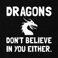 thumbnail image 3 of CafePress - Dragons Dont Believe Zip Hoodie - Zip Hoodie, Classic Hooded Sweatshirt with Metal Zipper, 3 of 4