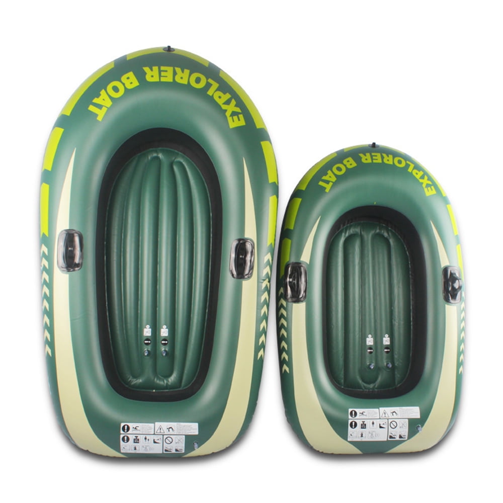 MIXFEER Inflatable Boat Fishing Boat Summer Fun Boat Canoe Kayak for One Person