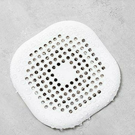 

Bathroom Floor Drain Net Sewer Floor Drain Net With Suction Cup Shower Drain Hair Cover Kitchen Bathroom Floor Drain PadWhite