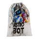 thumbnail image 4 of Astro Bot Bolsa de regalo con cierre de cinta navideño para decoración de Navidad, 20 cm × 31 cm., 4 of 6