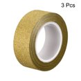 thumbnail image 3 of Uxcell 1.5cmx10m Glitter Tape Decorative Craft Tape Self Adhesive Stick  Gold Tone 3Pcs, 3 of 5