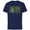 Navy, variant on Star Wars Yoda Yoga Studio Logo Funny - Short Sleeve Cotton T-Shirt for Adults - Customized-Black
