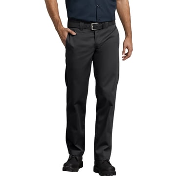 Dickies Men's 873 Slim Fit Work Pants, Black, 36X30
