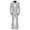 Silver, variant on iiniim Mens Shiny Metallic Disco Party Jumpsuit Full Body Bodysuit Flare Pants Bell-bottoms Hippie Rompers Black M