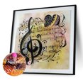 thumbnail image 3 of Kit 5D Nota Musical Taladro Diamantes Imitación Arte Pared DIY, 3 of 9