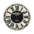 thumbnail image 1 of WREESH European Style Creative Wooden Living Room Bedroom Decoration Round Wall Clock, 1 of 3
