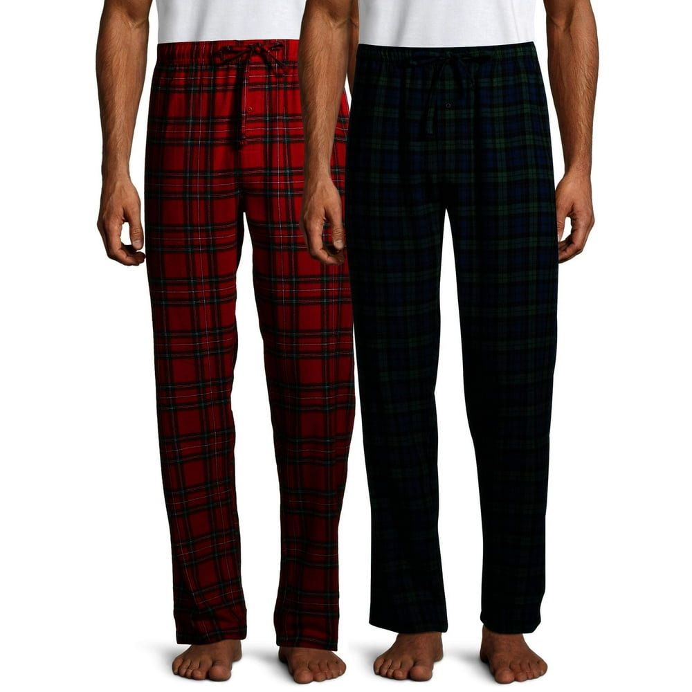 Hanes Hanes Men's and Big Men's 2Pack Flannel Pajama Pants Walmart