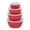 Red 1PCS, variant on Classic Prep Bowls With Lids Set Of 4 Microwave And Dishwasher