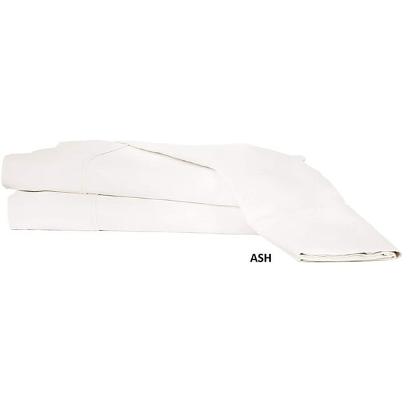 Castle Hill London 310 Thread Count Cotton Sateen Sheet Set Deep Pocket - King, Ash