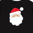 thumbnail image 4 of Inktastic Santa Claus, Smiling Santa, Santa Hat, Christmas Boys or Girls Long Sleeve Toddler T-Shirt, 4 of 5