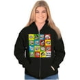 thumbnail image 3 of Troll Face Internet Memes Big Smiley Zip Up Hoodie Men's Women's Brisco Brands S, 3 of 6