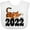 AA-White, variant on Inktastic 2022 Year of the Tiger Boys or Girls Baby Bib
