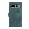 thumbnail image 5 of Nalacover Slim Wallet Case for Google Pixel 7 Pro, for Women Men, Embossed Pattern PU Leather Shockproof Magnetic Clasp Credit Card Slots Flip Kickstand Phone Case+Wrist Strap,Green, 5 of 7