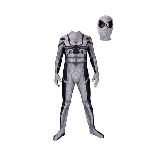 Disfraz de Spiderman Future Foundation para adultos y niños, traje con estampado 3D, mono Zentai de superhéroe para Halloween Fivean unisex