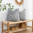 thumbnail image 5 of Throw Pillow Covers Decorative Soft Velvet Farmhouse Boho Pillow Covers for Couch Bed Bedroom Living Room (18"x18"), 5 of 5